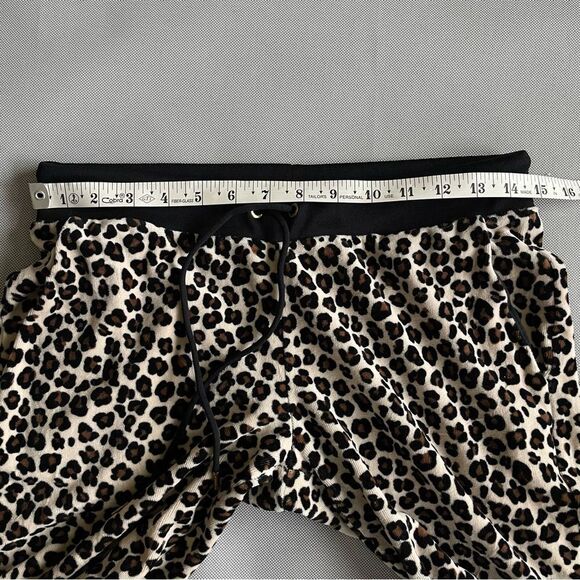 Juice Couture Velour Leopard Animal Print Jogger Pants Women’s Size Small - Picture 5 of 7